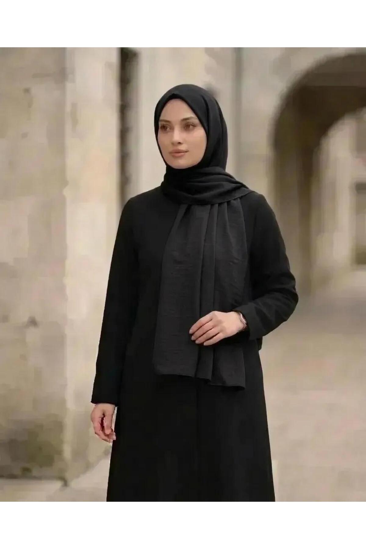 Vera Şal Desen Şal 75 x 185 - Siyah
